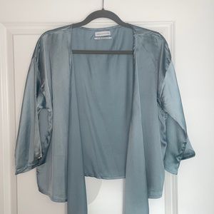 Urban Outfitters Satin Tie Top